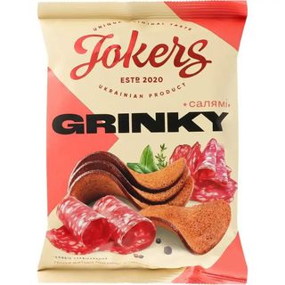 Грінки Jokers Салямі житньо-пшеничні 80 г