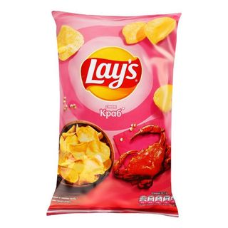 Чипси Lay's картопляні зі смаком краба, 60 г