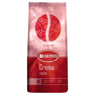Кава Gemini Crema Ніжна В Зернах 1Кг
