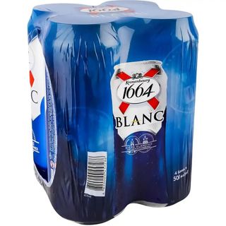Пиво Kronenbourg 1664 Blanc світле пшеничне 4.8% 4х500 мл