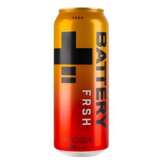 Напій 0,5 л Battery FRESH бeзaлкoгoльний eнepгeтичний гaзoвaний ж/б