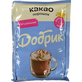 Какао-порошок Добрик темний 80 г