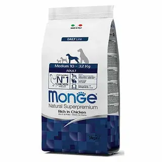MONGE საშუალო ჯიშის ძაღლის, ქათმით 12კგ