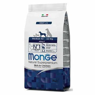 MONGE საშუალო ჯიშის ძაღლის, ქათმით 12კგ