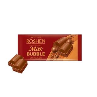 Roshen Chocolate con Burbuja de Leche 80G