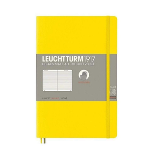 Тефтер B6+ Leuchtturm1917 Paperback - Lemon, меки корици, редове, 358302
