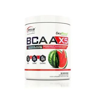 GENIUS NUTRITION BCAA-X5 (360g), 30serv диня