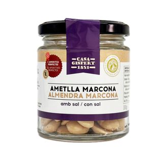 ALMENDRA MARCONA CON SAL tarro 100g