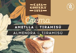 CREMA DE ALMENDRA Y TIRAMISÚ 220g