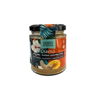 CREMA DE ANACARDO Y PLÁTANO CARAMELIZADO 220g