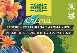 CREMA DE PISTACHO, ESPIRULINA Y YUZU 220G