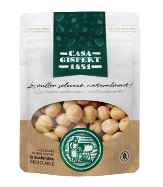 NUEZ MACADAMIA TOSTADA SIN SAL bolsa 500g