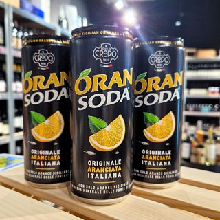 Oran Soda Originale Aranciata Italiana O Smaku Pomarańczowym 330 Ml