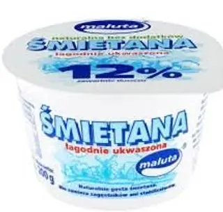 Śmietana Maluta 12% 200g