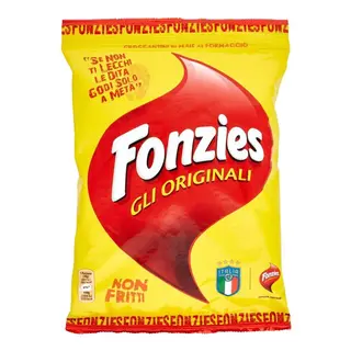 Fonzies - Włoskie Chrupiące Przekąski Z Kukurydzy I Sera