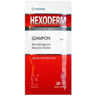 Eurowet Hexoderm 20ml Szampon Dermatologiczny