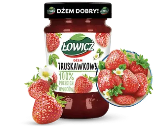 Łowicz Dżem Truskawkowy 280g