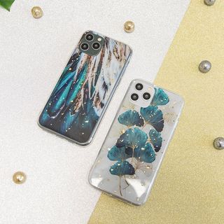 Nakładka Apple Iphone Iphone Xr 6,1" Gold Glam Pióra