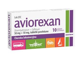 Aviorexan 50 mg + 50 mg 10 tabletek