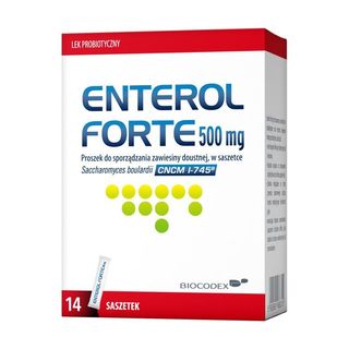 Enterol Forte 500 mg 14 saszetek
