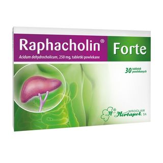Raphacholin Forte 250 mg 30 tabletek