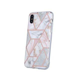 Nakładka Apple Iphone 12 / Iphone 12 Pro 6,1" Geometric Marmur Różowy