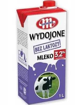 Mleko Bez Laktozy 3,2% 1l Wydojone