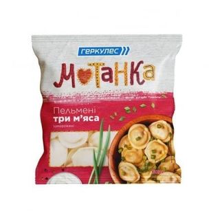 Пельмені 0,6 кг Мотанка "Три м'яса" п/ет