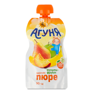Пюре Агуня Мультифрукт 90г