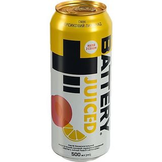Енергетик Battery Juiced Peach Lemonade бан.0.5л