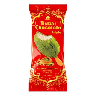 Морозиво Рудь 55г ескімо dubai chocolate style