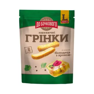 Грінки До Бочкового Холодець із хроном пшеничні 120 г (4823127301227)