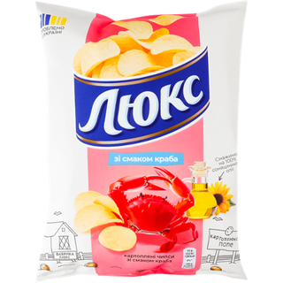 Чипси Люкс зі смаком краба 105 г