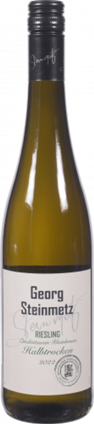 Вино Georg Steinmetz Riesling Halbtrocken 0,75 л н/сух. біле (Німеччина)