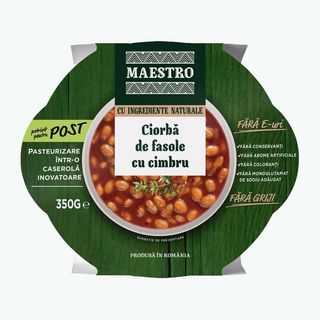 Maestro ciorba de fasole cu cimbru 350g