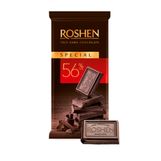ROSHEN Ciocolată neagră Special 56%, 85g