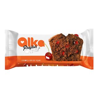 Alka-Prajitura Casei cu cacao si umplutura de visine