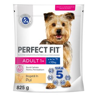 Hrana uscata Perfect Fit pentru caini, adult XS/S, 825 g