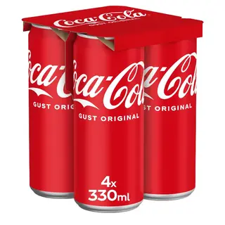 Bautura carbogazoasa Coca-Cola, 4 x 0.33 l