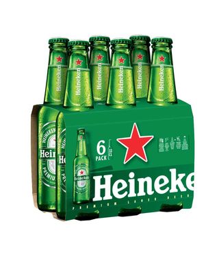 Bere blonda Heineken, 5+1 x 0.33 l