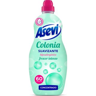 Suavizante Ropa Concentrado Hipoalergenico Colonia 1,32L, Botella 60 Lavados