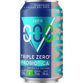 Cerveza 0,0,0 Tostada Probiotico, Lata 330 Ml
