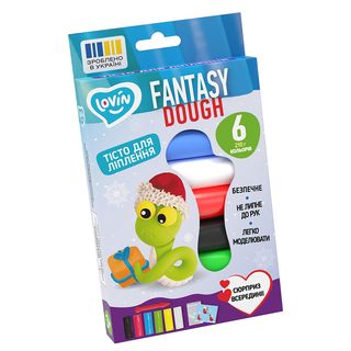 Набір тіста для ліплення Lovin Fantasy 6 кольорів (41241)