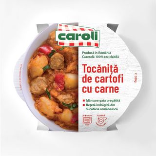 Caroli Tocanita Cartofi Cu Carne 320G