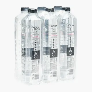 Aqua Carpatica, Apă minerală naturală necarbogazoasă 6x2l