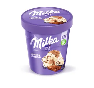 Milka Tub Vainilla Chocolate 425ml 1 Pack