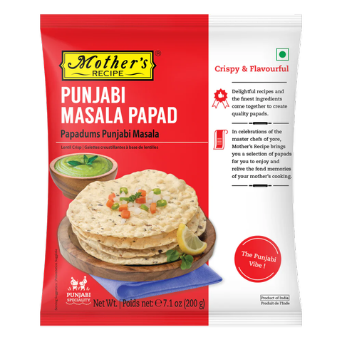 Mother's Recipe Punjabi Masala Papad, 200G