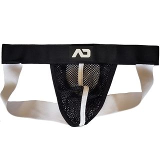 Addicted Przezroczyste jockstrapy z PUSH UP ADF05 C-01 białe