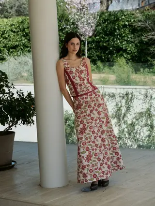Falda Ophelia Red M