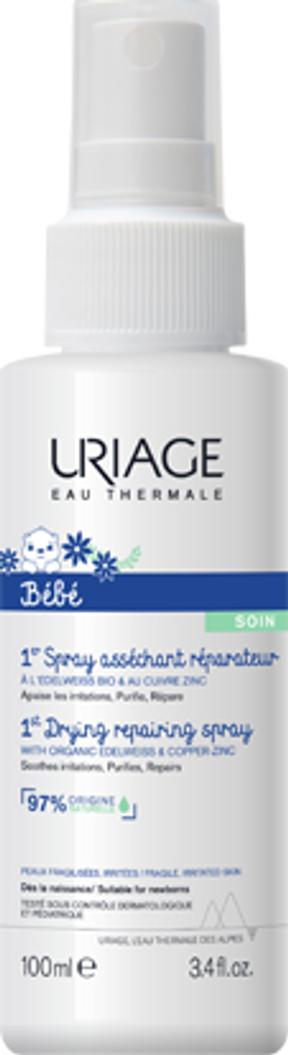 URIAGE, 1er SPRAY ASSÉCHANT RÉPARATEUR 100ml